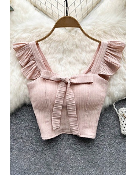 Femme Bra Tank Top Ropa Mujer Gorset Camisoles For Women Butterfly Crop Tops Cropped Harajuku Tanks