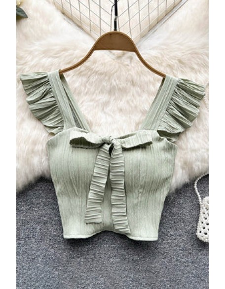 Femme Bra Tank Top Ropa Mujer Gorset Camisoles For Women Butterfly Crop Tops Cropped Harajuku Tanks